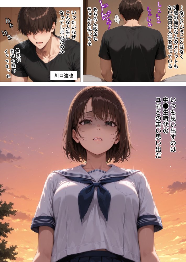 むちむち人妻になった元カノと同窓会で再会した童貞の濃密H 〜今日は私のカラダ好きに使って〜