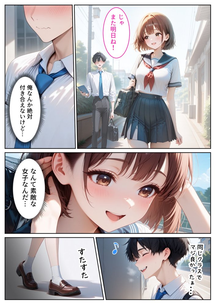 【いきなりエロミッション】スマホでイイナリJ◯ 〜謎の任務で人生逆転〜