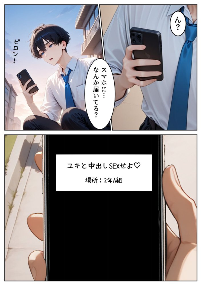 【いきなりエロミッション】スマホでイイナリJ◯ 〜謎の任務で人生逆転〜